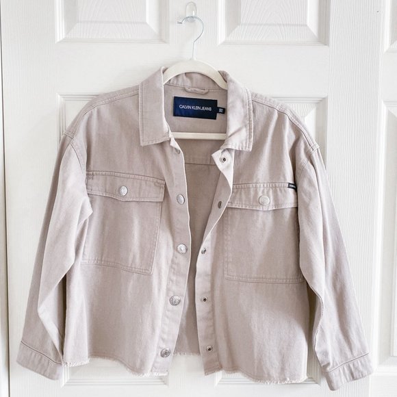 Calvin Klein Jeans Other - Neutral Denim Shacket